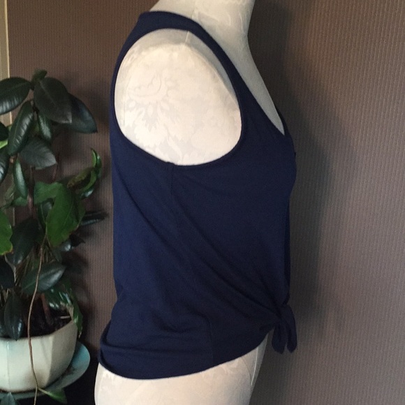 Rebellious one blue tank top medium knot tie - Picture 3 of 6